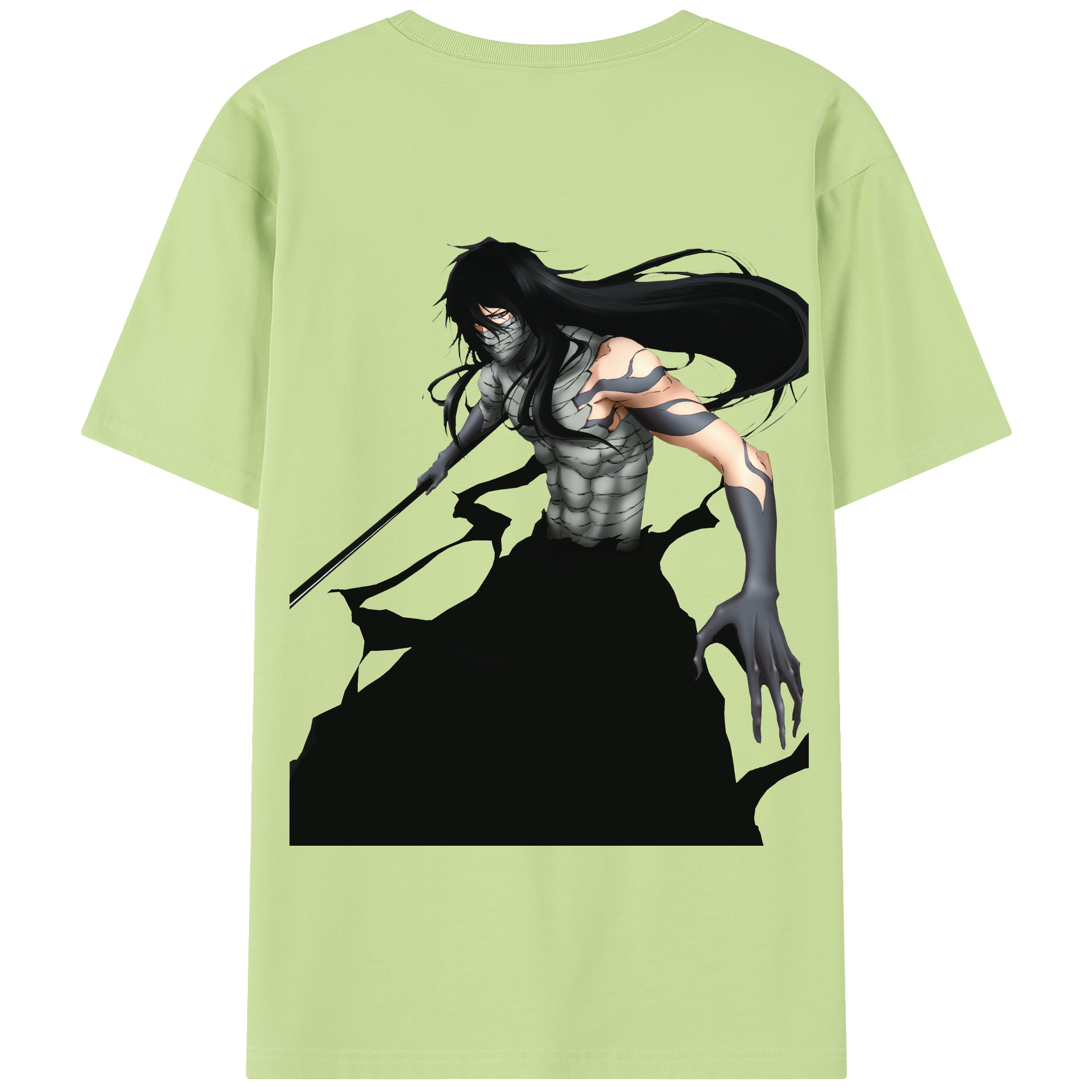 （画像用） ブリーチ 黒崎一護（くろさき いちご）BLEACH Kurosaki Ichigo 綿100％半袖Tシャツ（背面プリント）